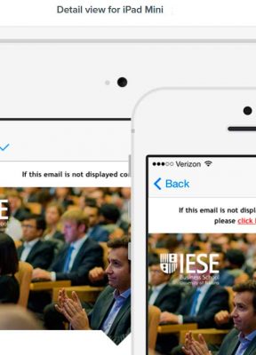 Plantillas Newsletter IESE Promoción Simposio