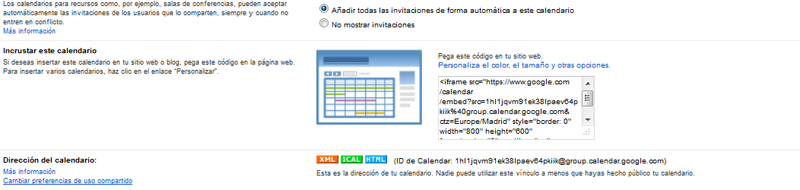 Google Calendar para envíos email marketing y eventos