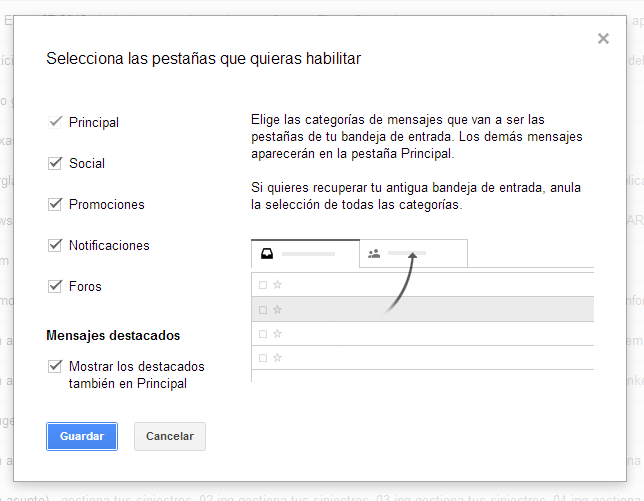 Como afectas las pestañas de Gmail en las Campañas de email marketing